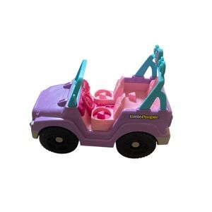 Fisher Price Little People Barbie Jeep Beach Cruiser